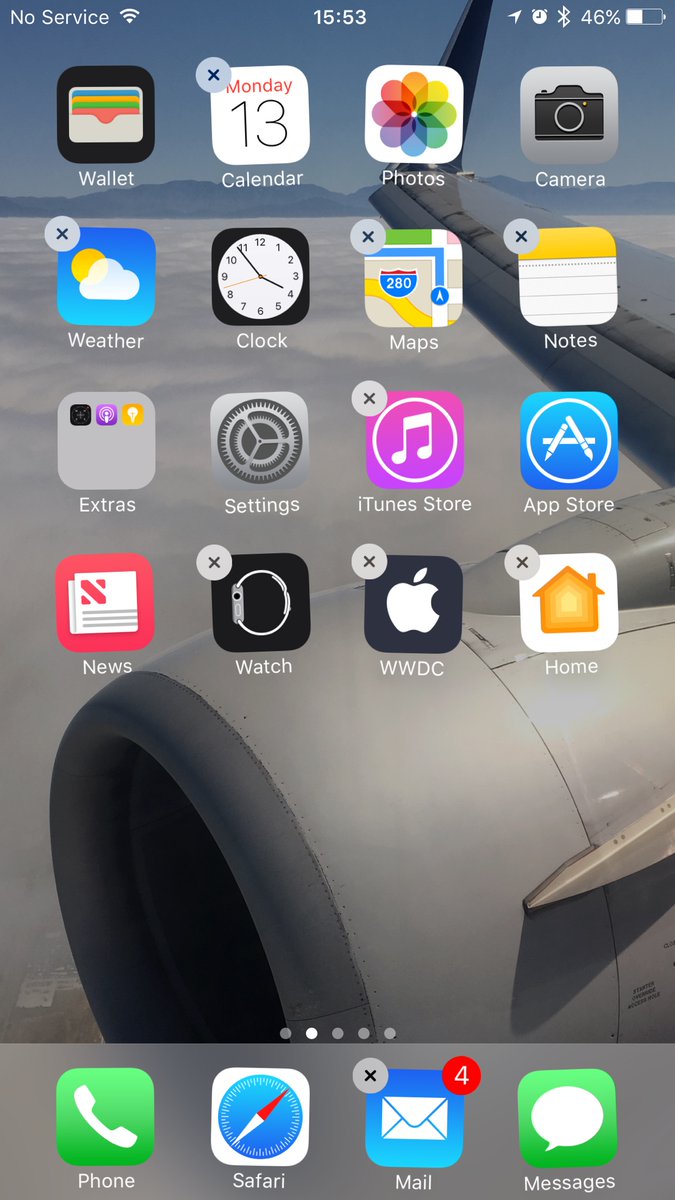 iOS 10 verwijdert apps