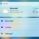 iOS 10 sää 3D Touch