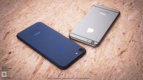 iPhone 7 blaues Konzept 1