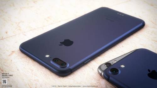 iPhone 7 blaues Konzept 4