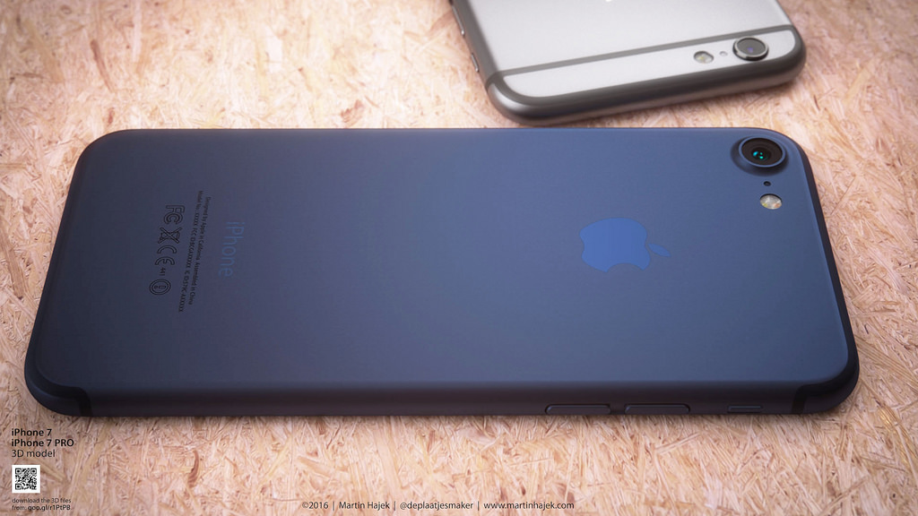 iPhone 7 albastru galerie foto