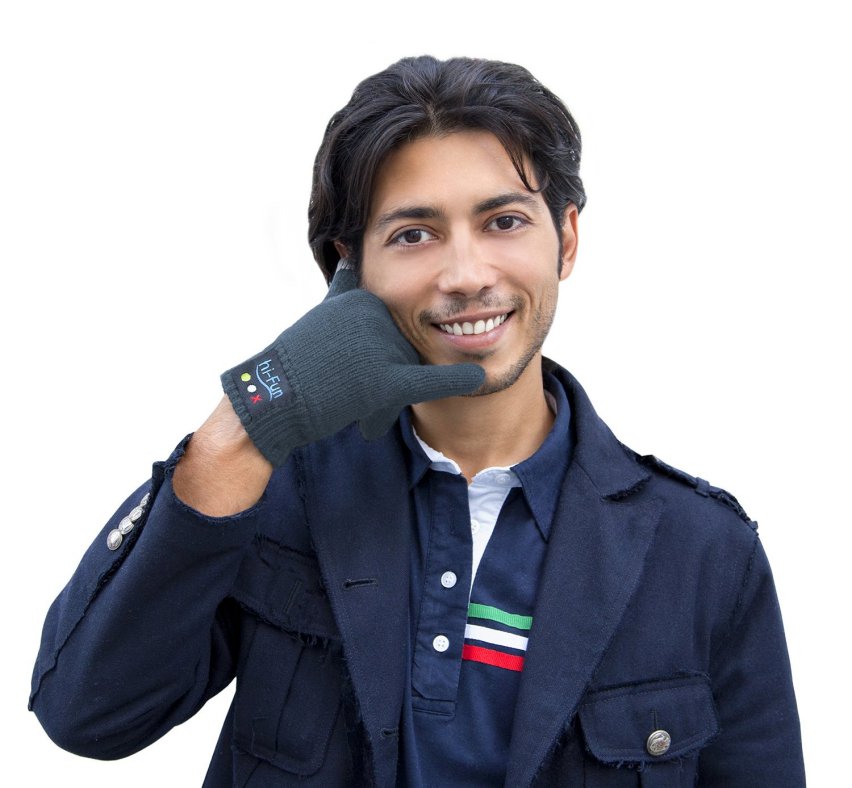 guantes para llamadas telefónicas