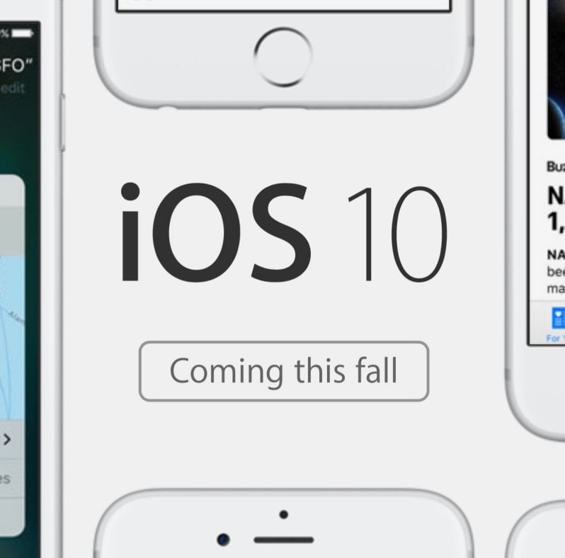 iOS 10 bör installeras