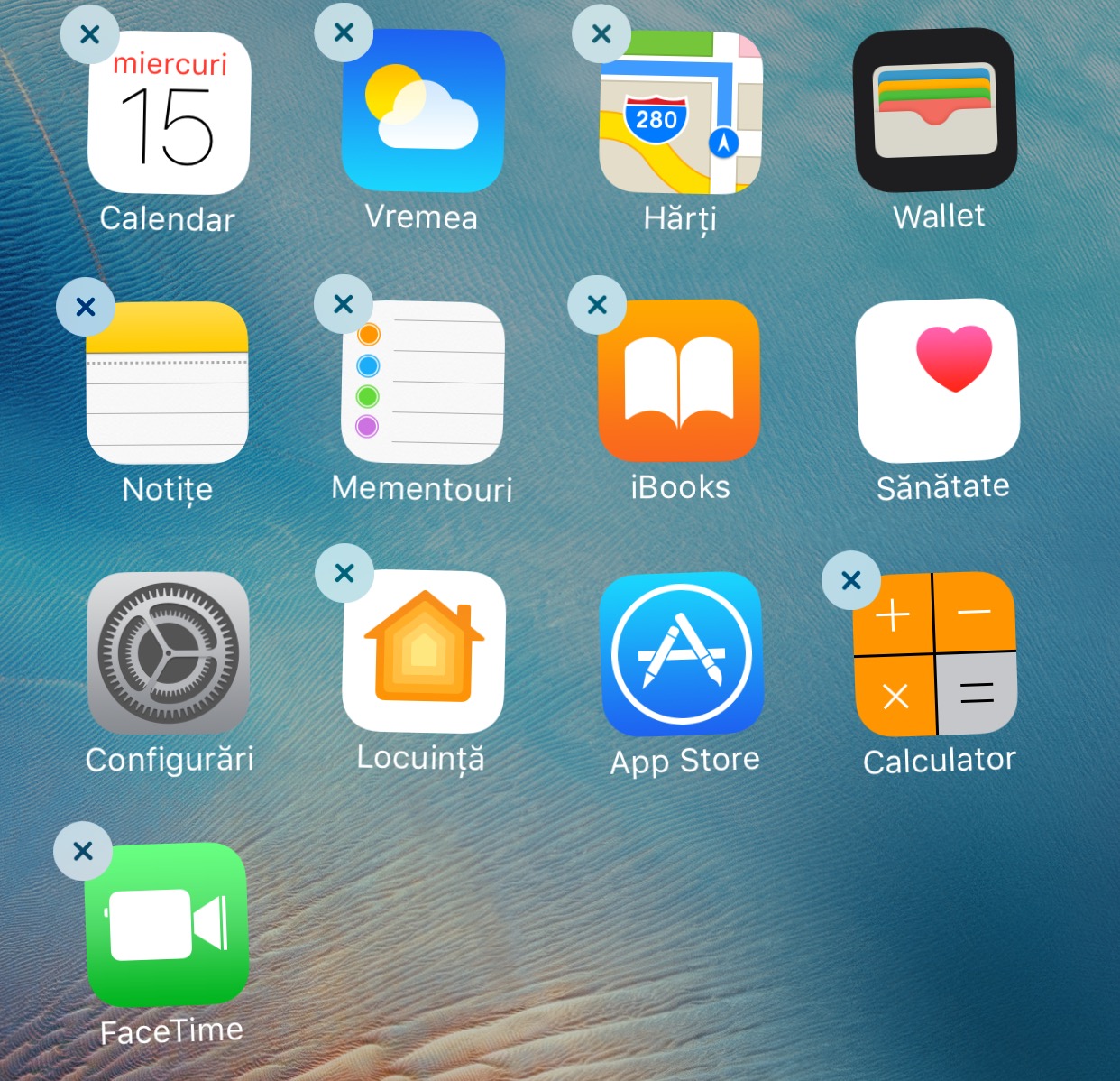 valehtelee iOS 10 -sovellusten poistaminen