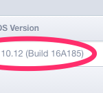 OS x 10.12 Beta 1 vor WWDC 2016