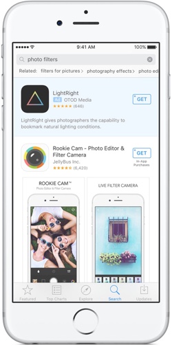 App Store -mainokset