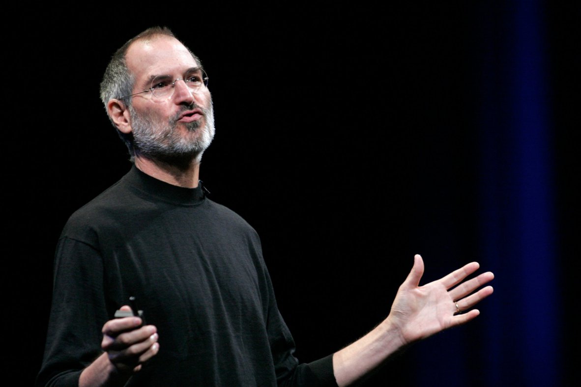 Steve Jobs nerveus