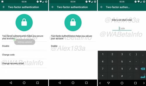 WhatsApp 2-staps authenticatie