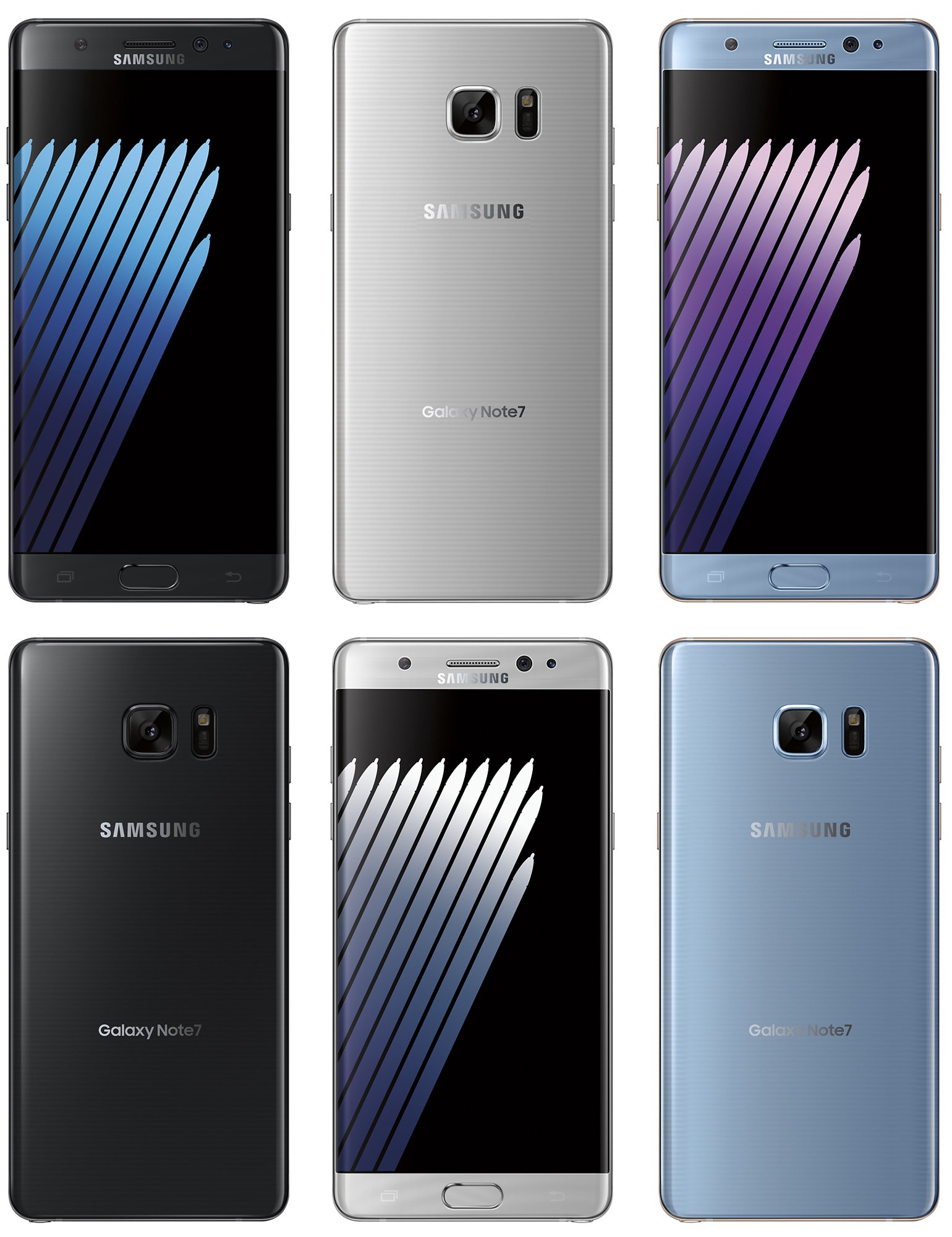 näyttää Samsung Galaxy Note 7:n