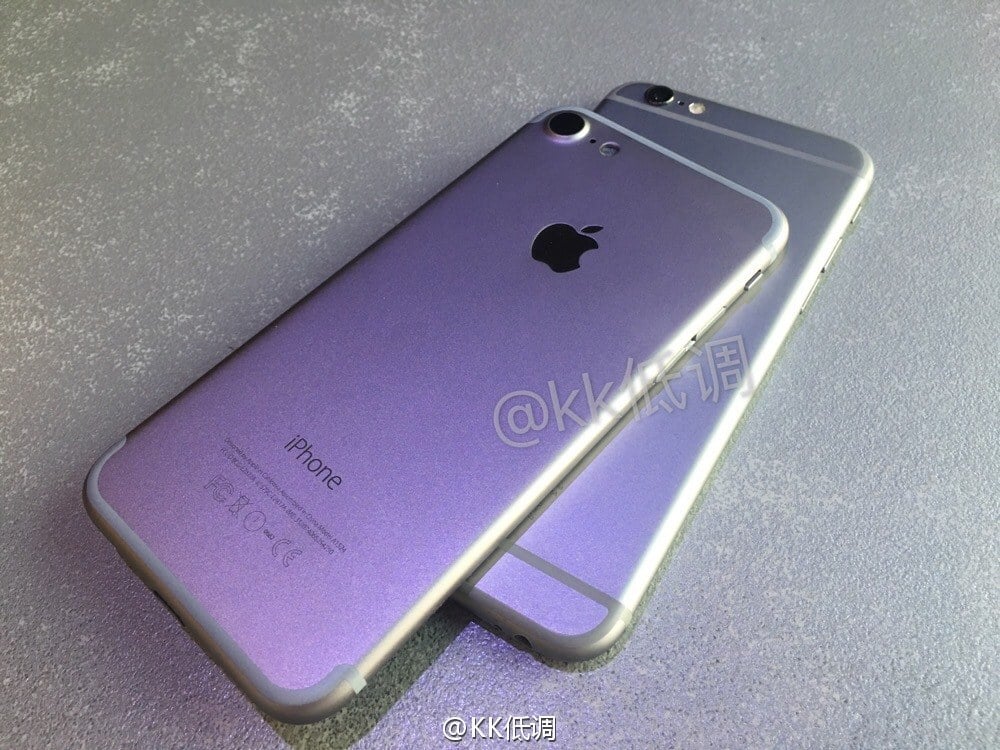 carcasa iPhone 7 comparatie iPhone 6S 2