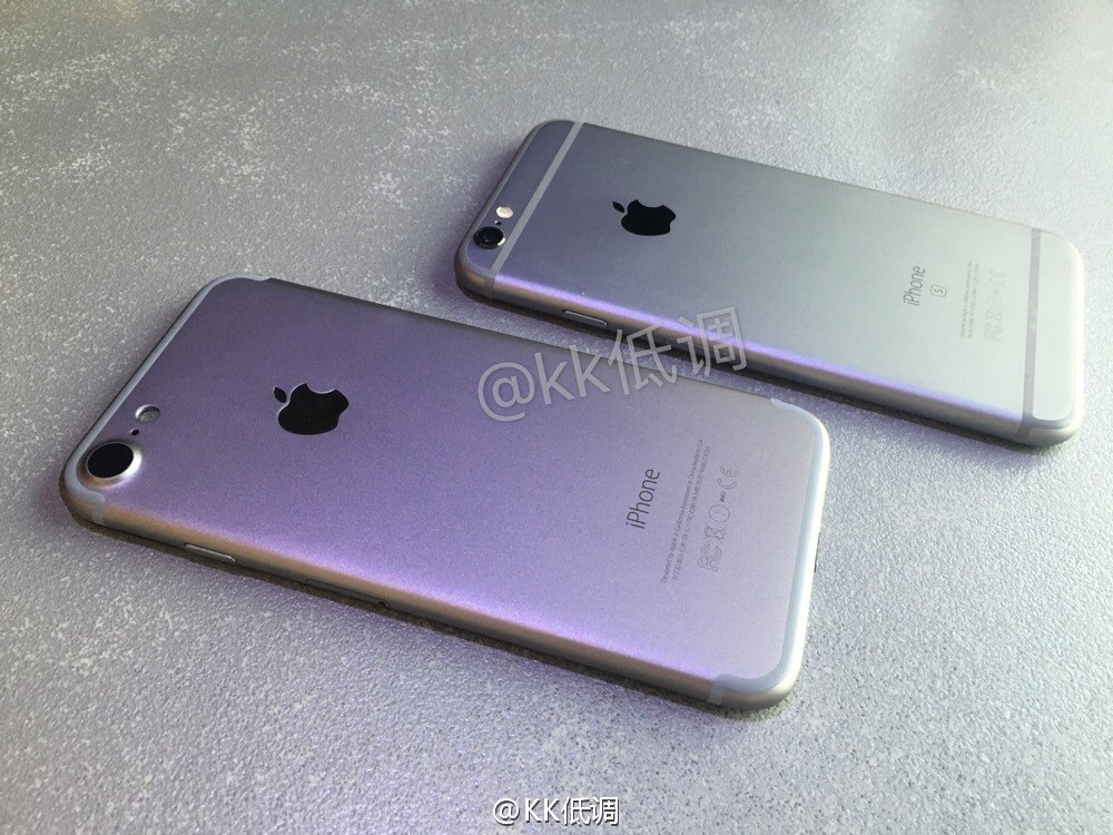 carcasa iPhone 7 comparatie iPhone 6S