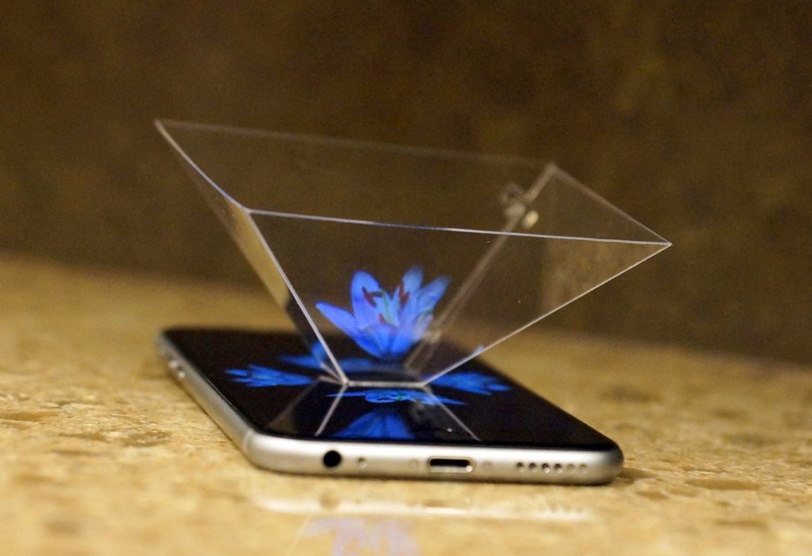 holograma de iphone