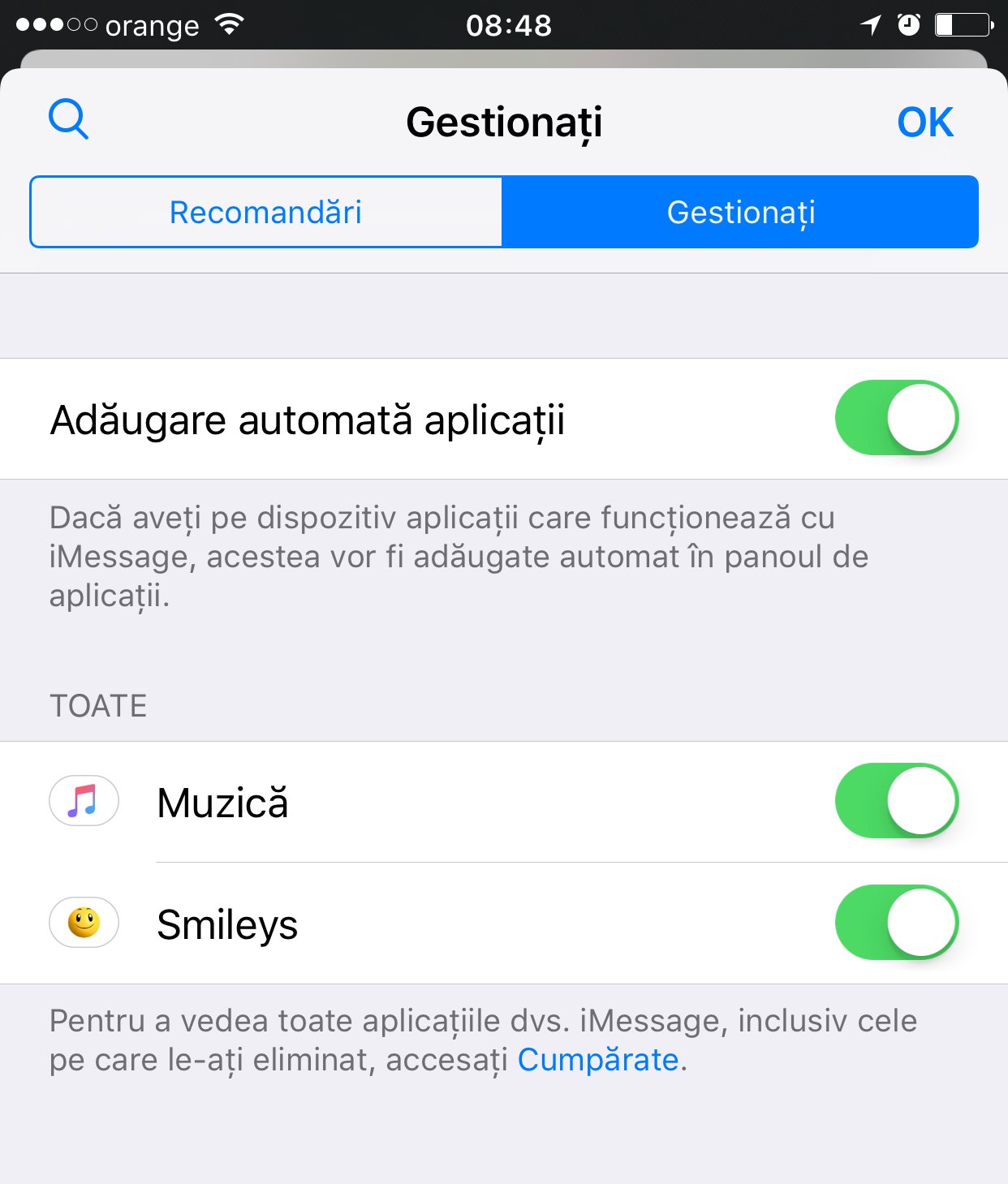 iOS 10 beta 2 Tienda de aplicaciones iMessage 2
