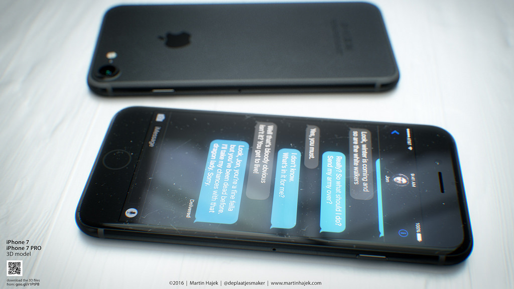 GALERIE FOTO - iPhone 7 negru spatial buton 3D touch
