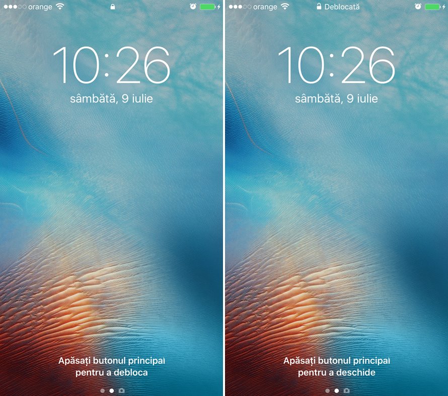 iOS 10 sblocca la schermata di blocco