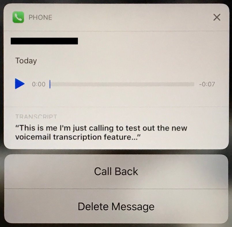 Transcription iOS 10