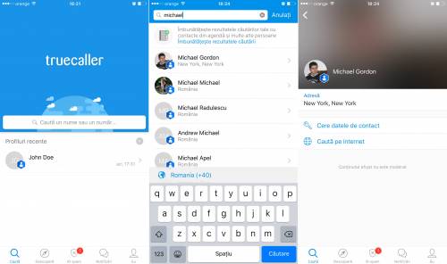 truecaller identificare telefon