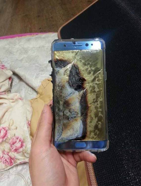 Galaxy Note 7 explodat
