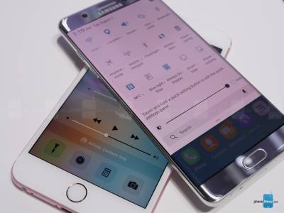 Galaxy Note7 contre iPhone 6S Plus 3