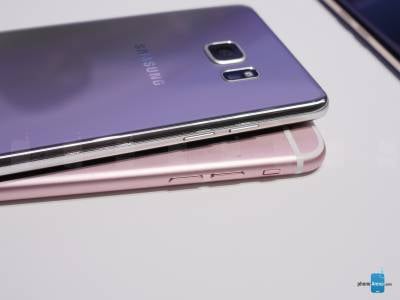 Galaxy Note7 frente a iPhone 6S Plus 6