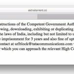 avertisment piratare india