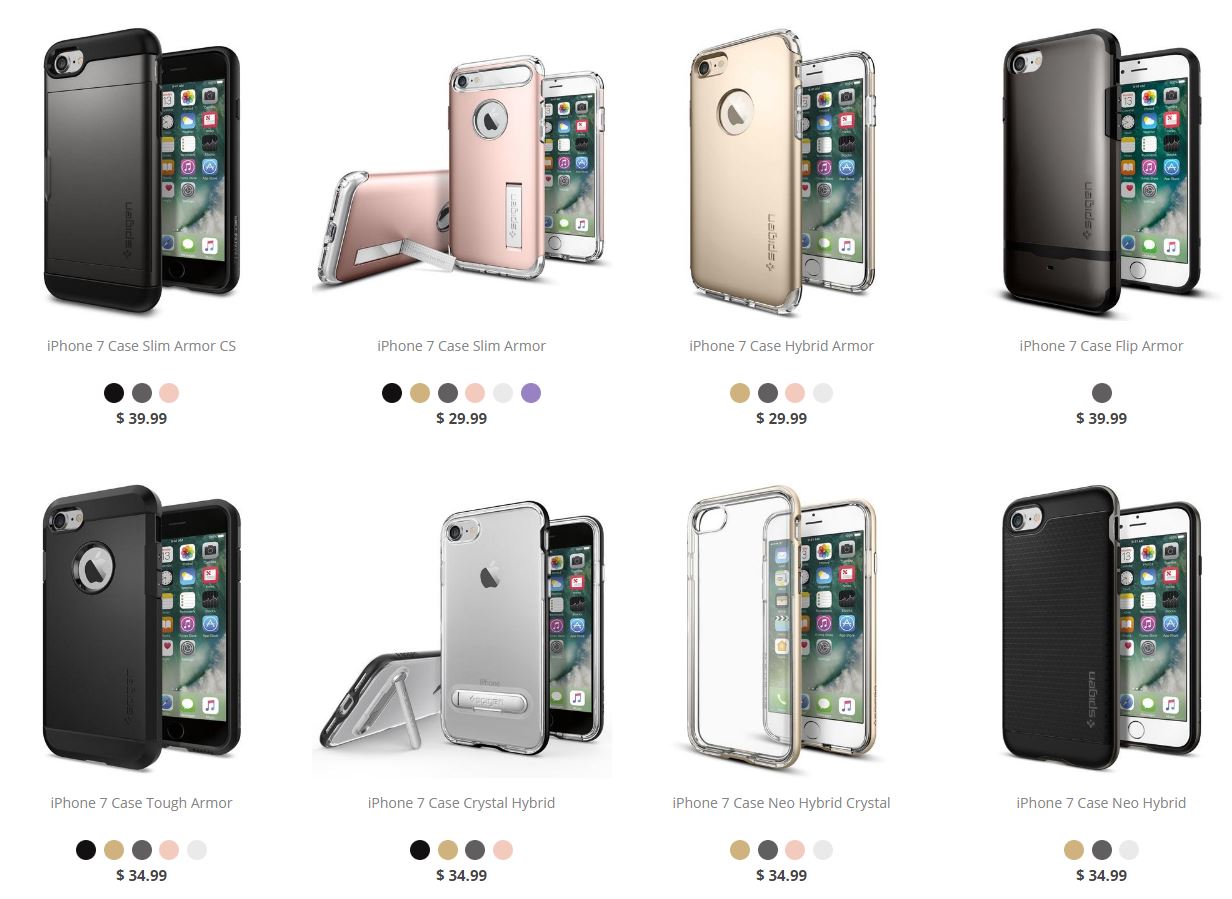 Spigen iPhone 7 cases