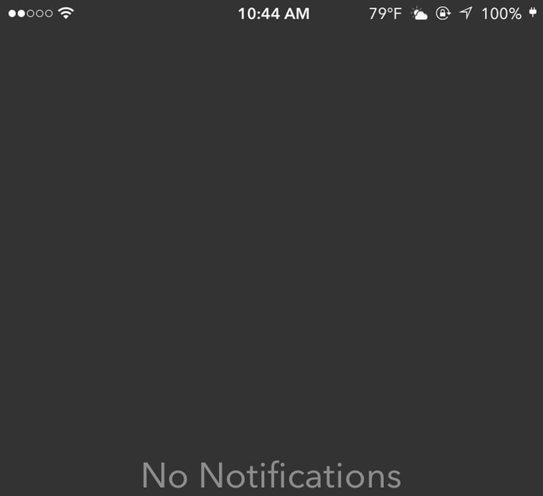 centru notificari ios 9 iphone