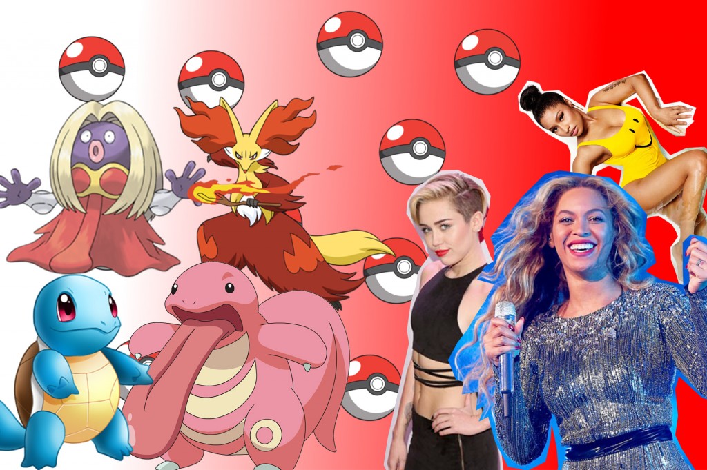 if celebrities were pokemon