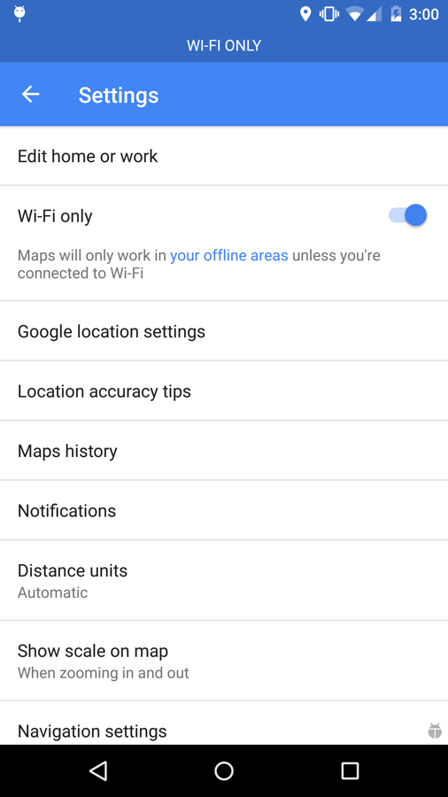 Google Maps WLAN