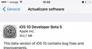 iOS 10 beta 5