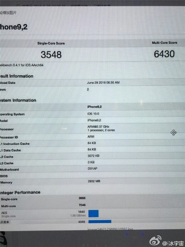 iPhone 7 Plus benchmark