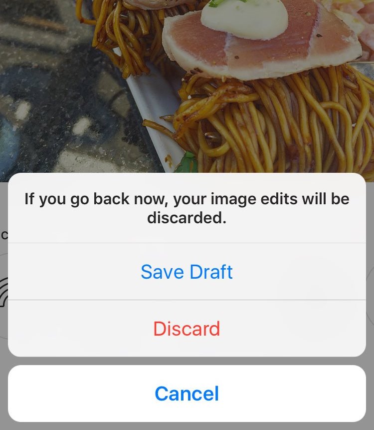 instagram save drafpt