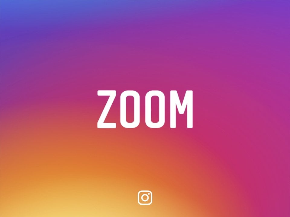 zoom di Instagram