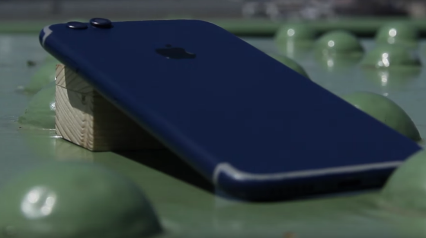 confirmación del iphone 7 azul