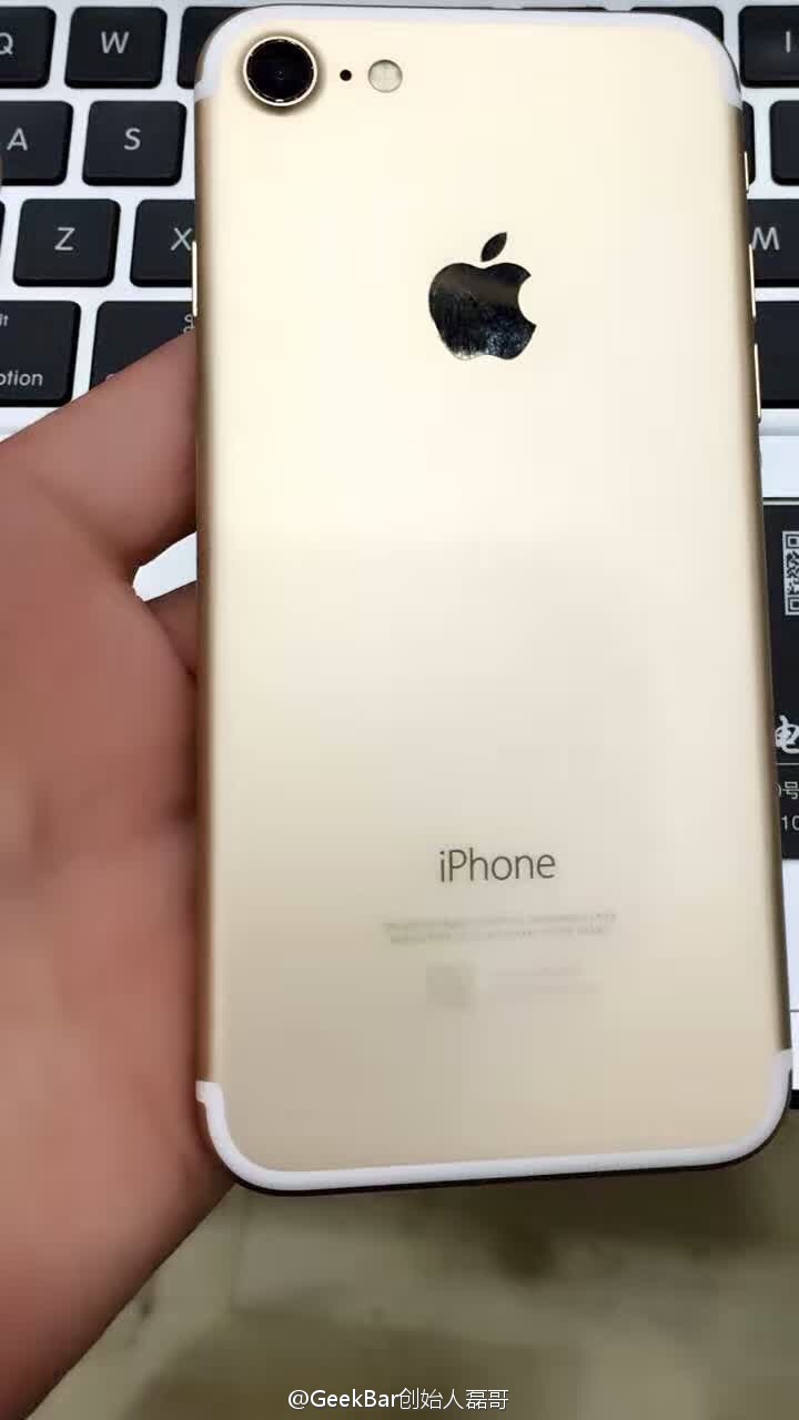 iPhone 7 gouden hoesje