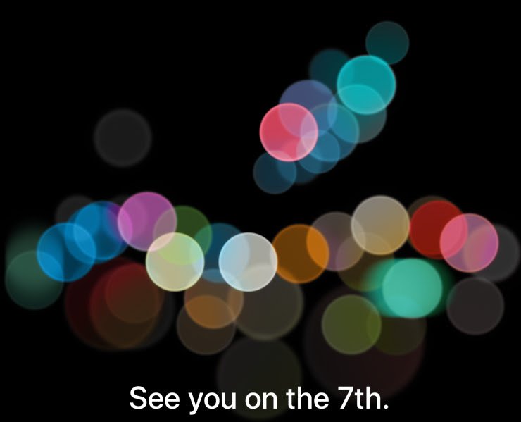 iPhone 7 presentation on September 7