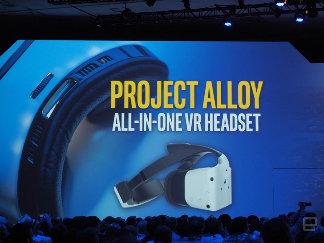 Project Alloy Intelin virtuaalitodellisuus