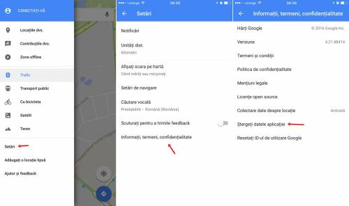 eliminar mapas de caché de Google Maps