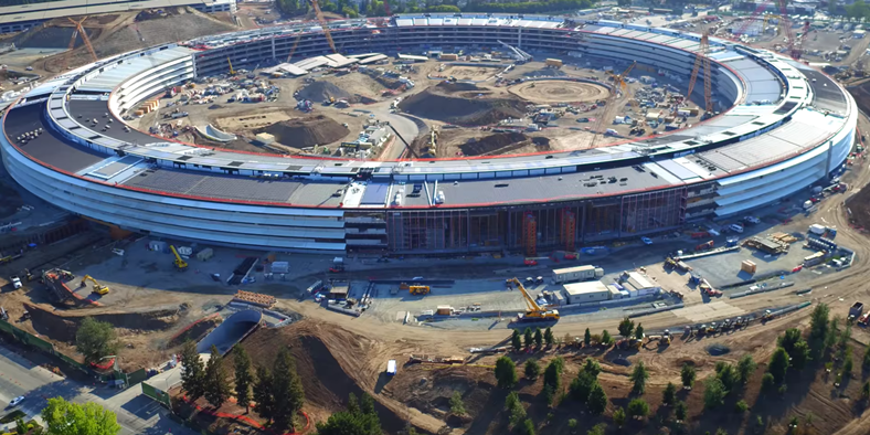 apple campus 2 constructie septembrie