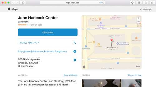 Apple Maps Web