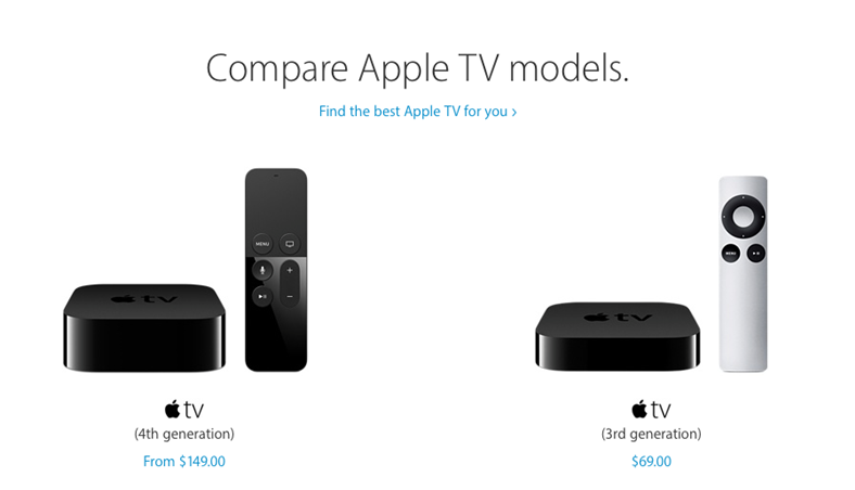 Apple tv 3g te koop