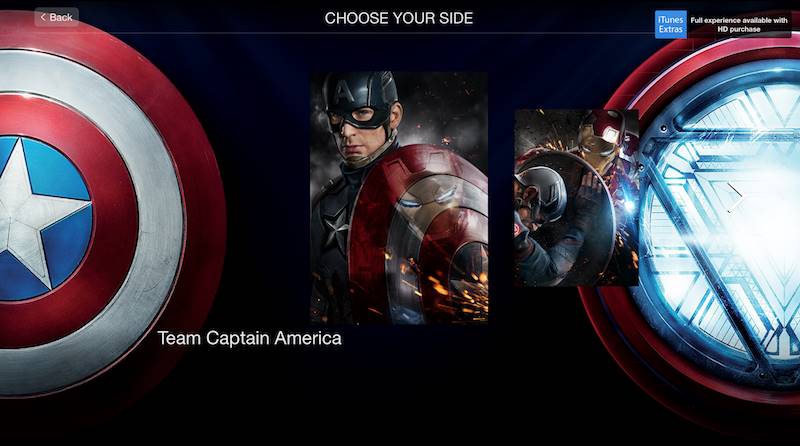 captain america civil war exclusiv itunes