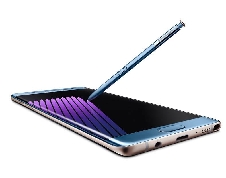 galaxy note 7 prohibido en sua air