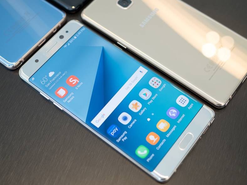 Galaxy Note 7 zapisał iPhone'a 7