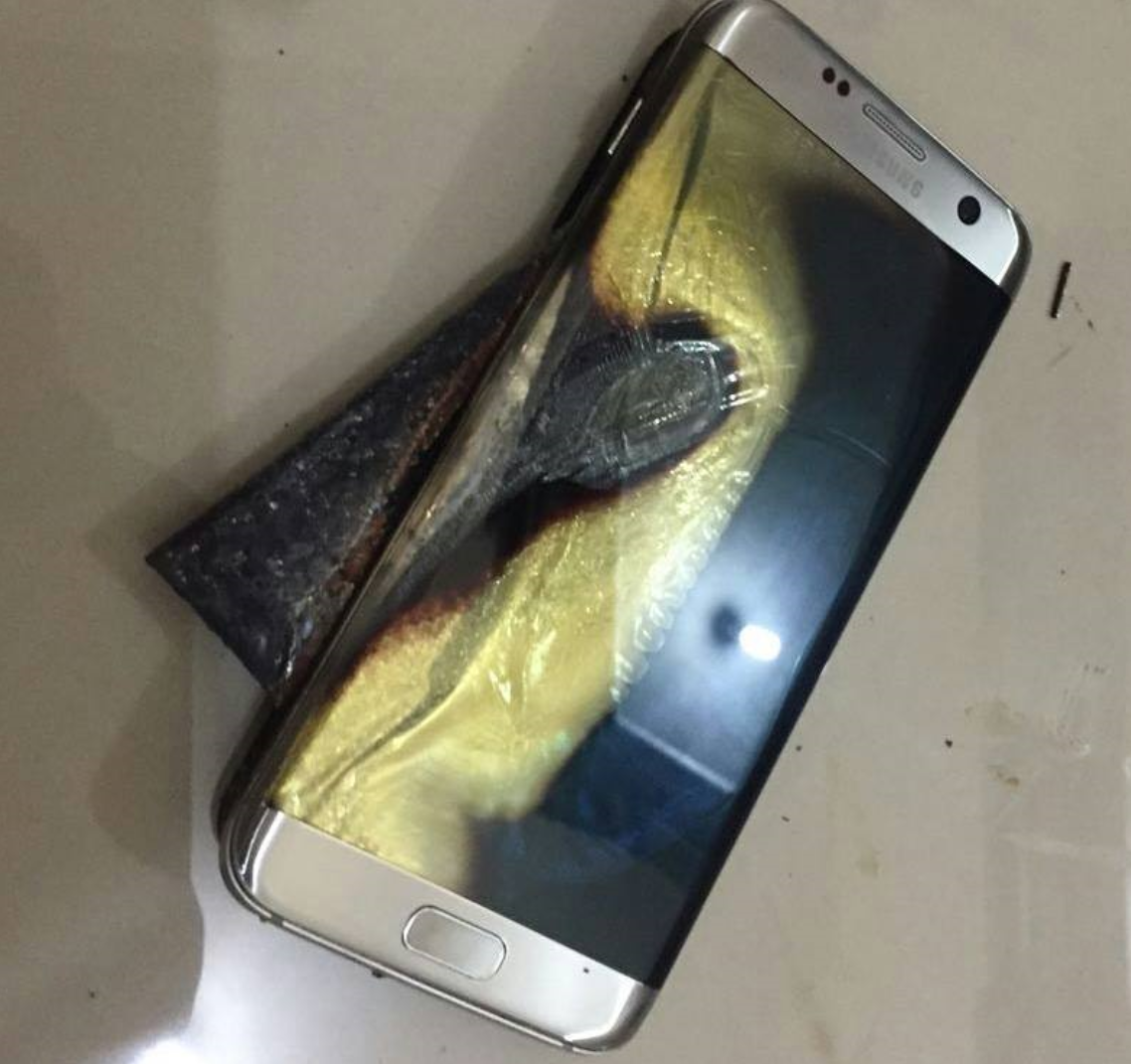 Galaxy S7 explodeert tijdens het opladen