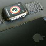 iPhone 7 Jet Black vs. Apple Watch Space Black 3