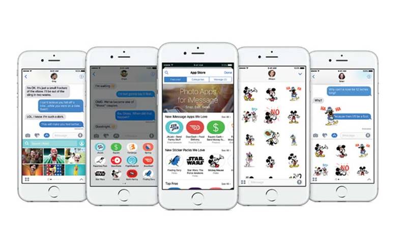 applications de messagerie iOS 10