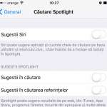 iOS 10 schakelt spotlight uit