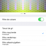 ios 10 filtru rosu verde