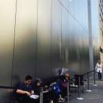 iphone 7 file d'attente magasin Apple san francisco